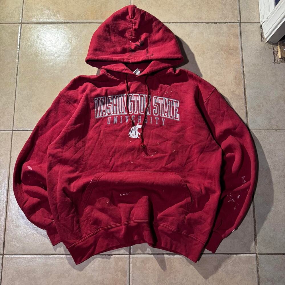 Vintage y2k champion washington state uni Hoodie Size L in Mens